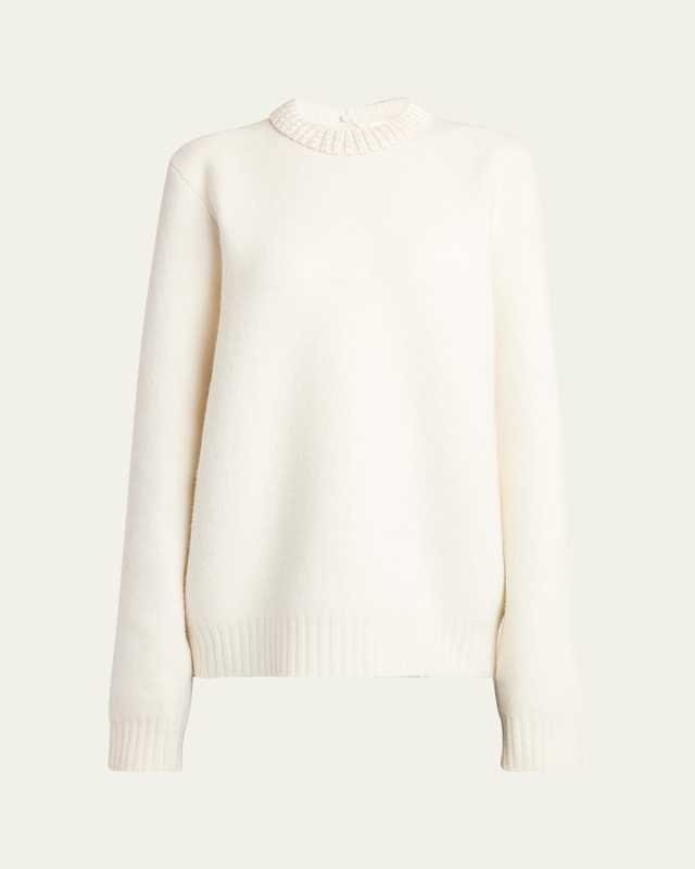 Cruise Beaded Wool Sweater